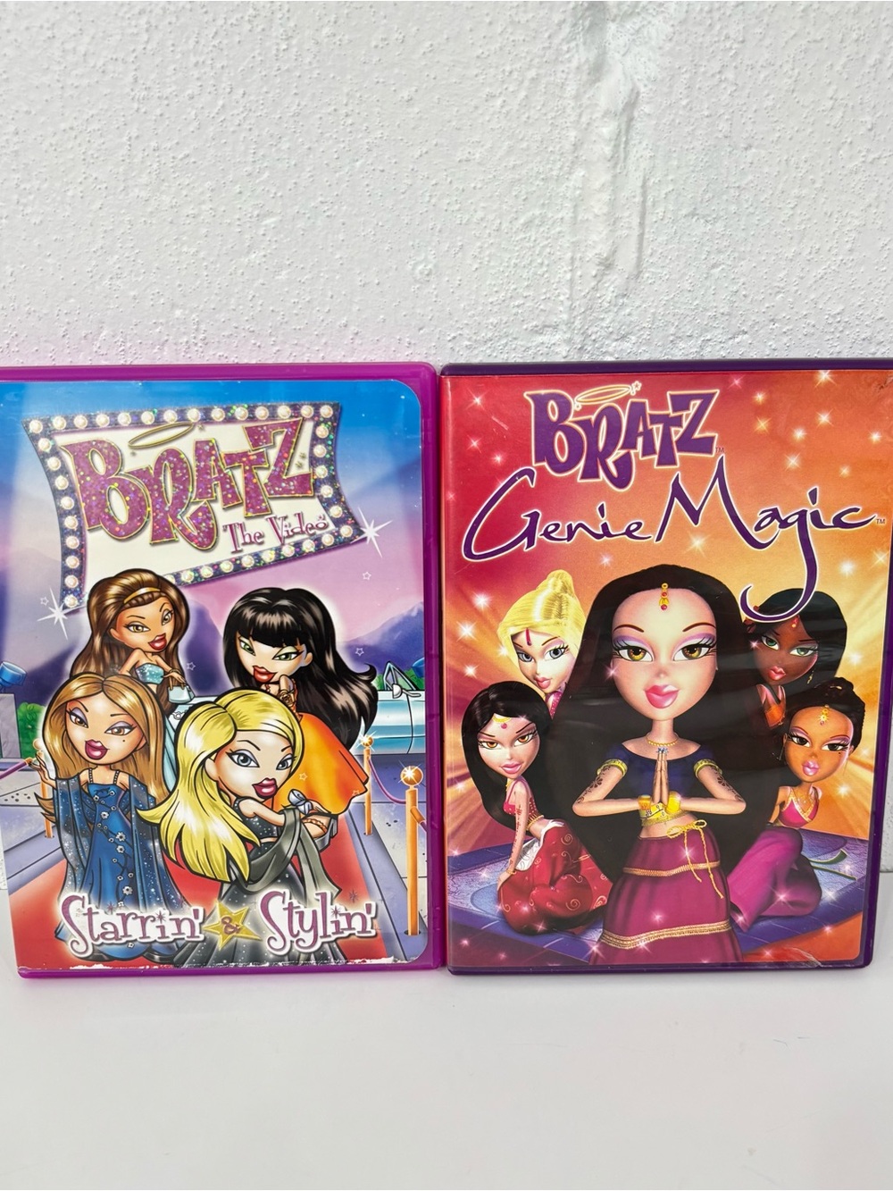 Vintage Y2K Bratz DVD Bundle (Lot of 2) 
Genie Magic & Starrin' Stylin'